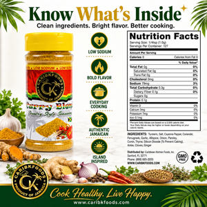 Caribbean Kitchen Foods Tropical Bundle - 10 Pack Low Sodium Seasoning Variety Set, 4.5 oz Jars