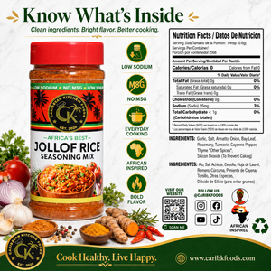 Caribbean Kitchen Foods Tropical Bundle - 10 Pack Low Sodium Seasoning Variety Set, 4.5 oz Jars