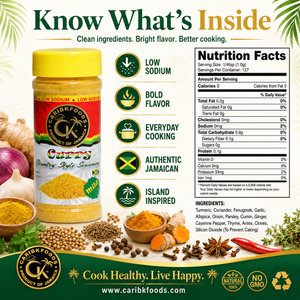 Caribbean Kitchen Foods Tropical Bundle - 10 Pack Low Sodium Seasoning Variety Set, 4.5 oz Jars