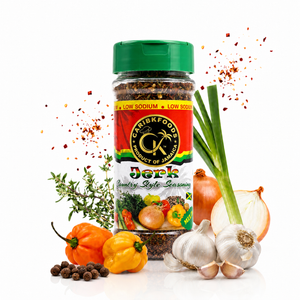 Mild Jerk Seasoning 2 Pack by Caribbean Kitchen Foods – Low Sodium Jamaican Jerk Spice, No MSG, Caribbean Flavor for Chicken, Meat, Fish & Vegetables