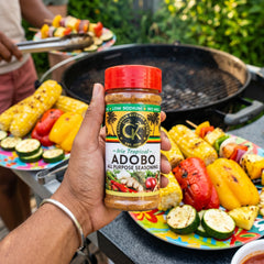 Caribbean Kitchen Foods ADOBO Seasoning – Low Sodium All-Purpose Latin Spice Blend with Garlic, Onion, Oregano & Cumin – Organic, Non-GMO, Gluten-Free, Kosher, Vegan – 5 oz Jar